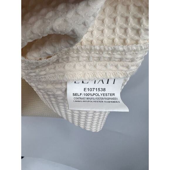 Elliatt Perception Dress BeigeTexture Ponte Fit & Flare‎ Size S Sleeveless - Picture 6 of 7